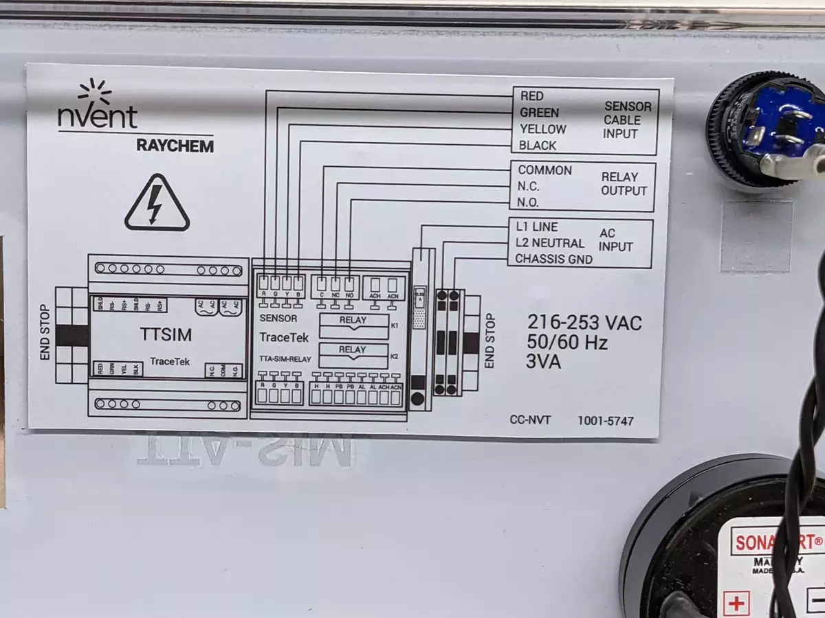 TraceTek TTA-SIM-1A-230 panel alarmowy z syreną 60 dB | 150 m