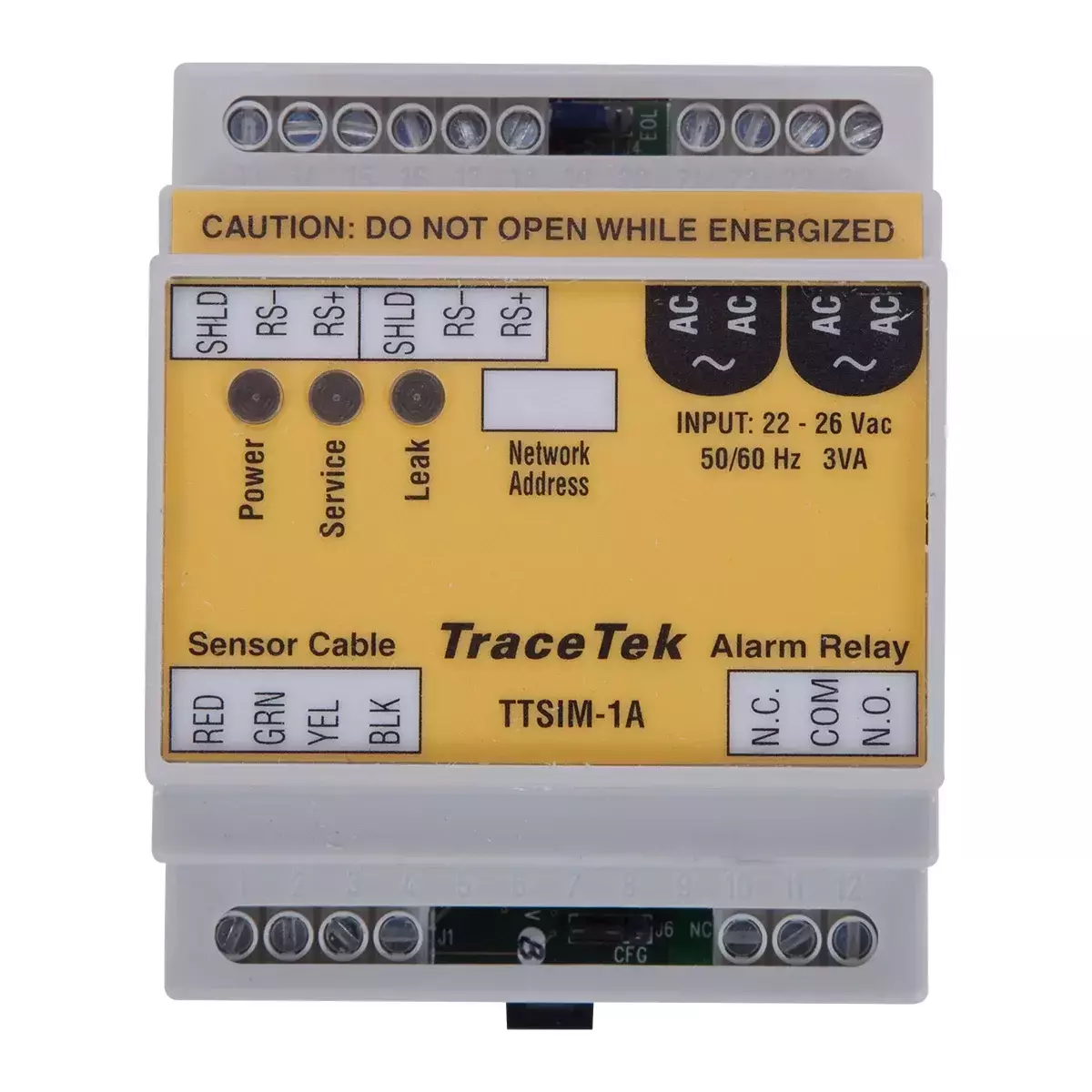 TraceTek TTSIM-1A-12VDC moduł alarmowy | 150 m | przekaźnik x 1