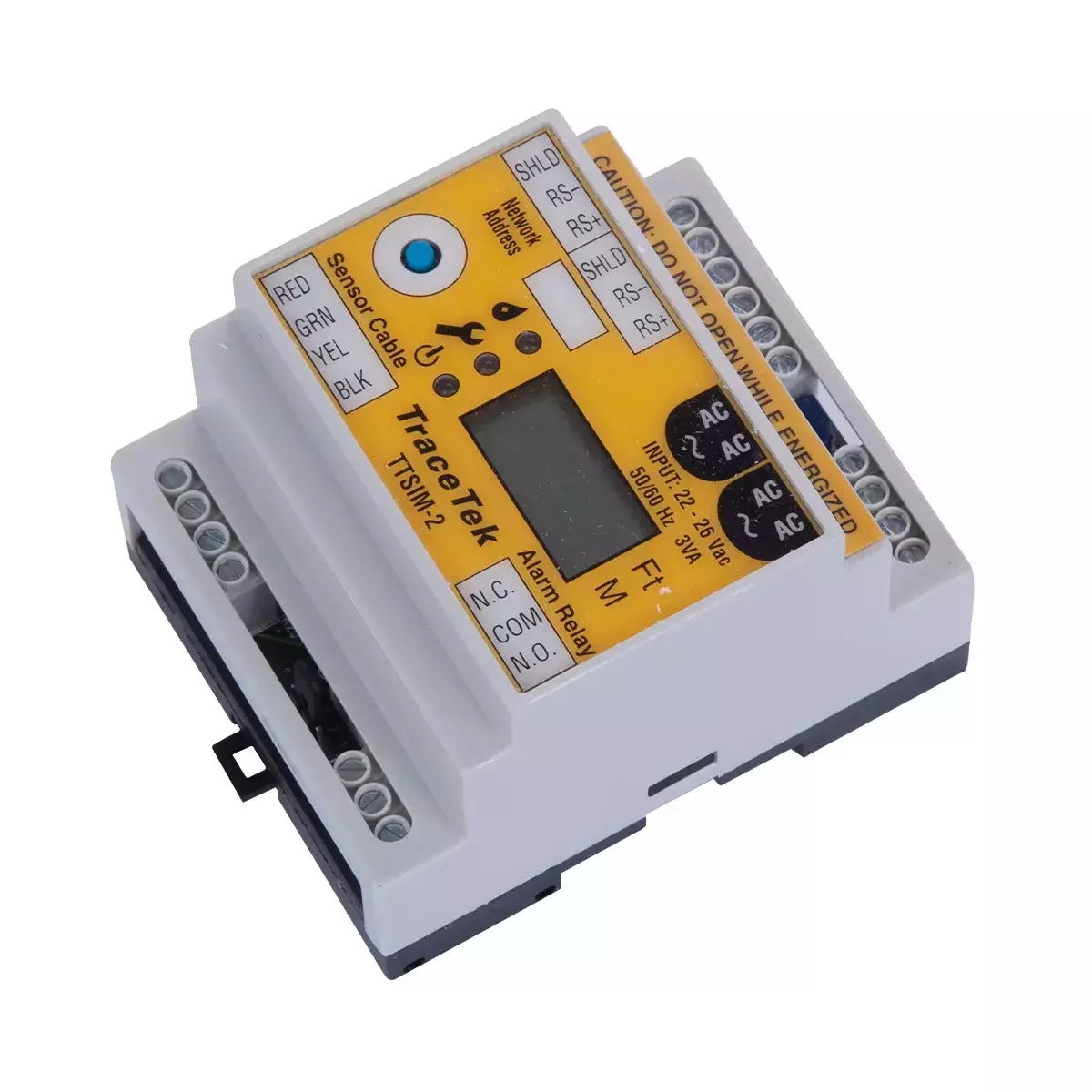 TraceTek TTSIM-2-230 moduł alarmowy | 150 m | przekaźnik x 1 | LCD
