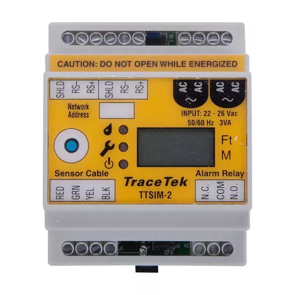 TraceTek TTSIM-2-230 moduł alarmowy | 150 m | przekaźnik x 1 | LCD